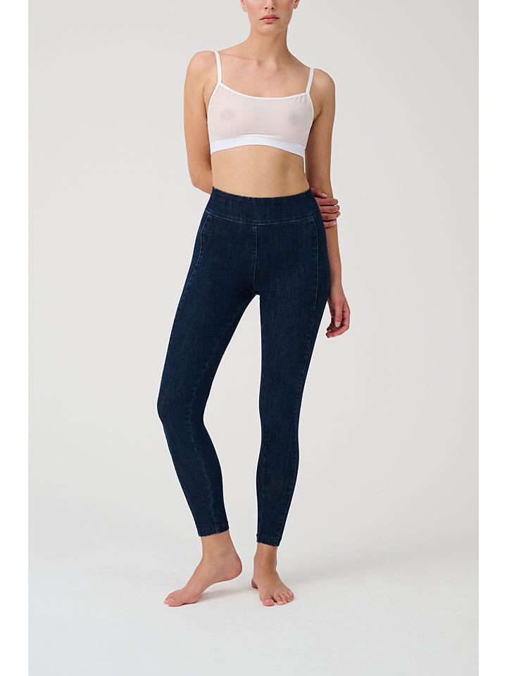 ITEM m6 Jegginsy w kolorze granatowym rozmiar: 36