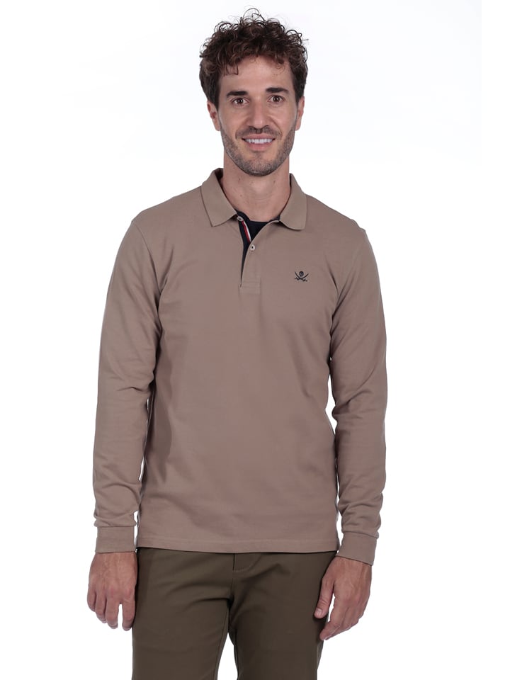 The Time of Bocha Koszulka polo w kolorze jasnobrązowym rozmiar: L