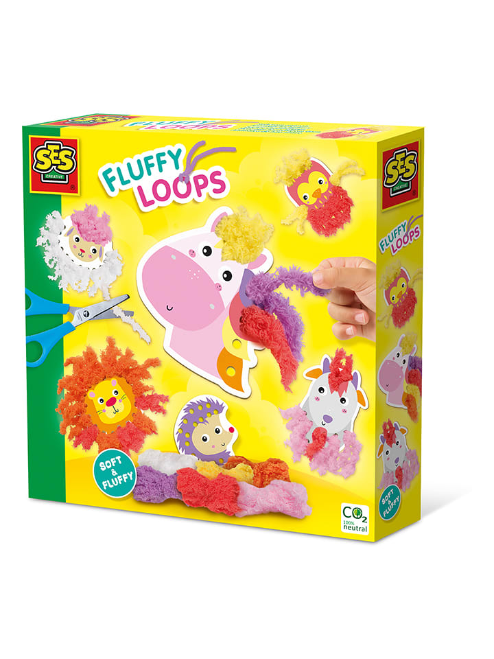 SES Zestaw do majsterkowania "Fluffy loops" - 3+ rozmiar: onesize