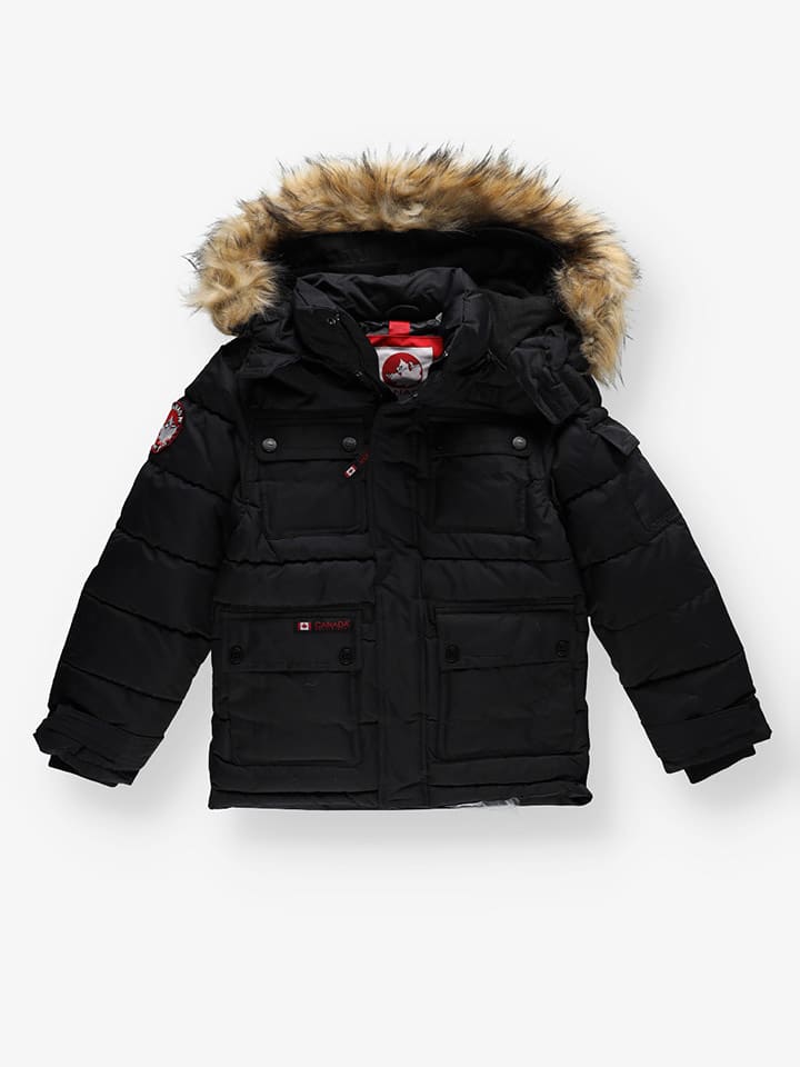 CANADA weather gear Kurtka zimowa w kolorze czarnym rozmiar: 164/176