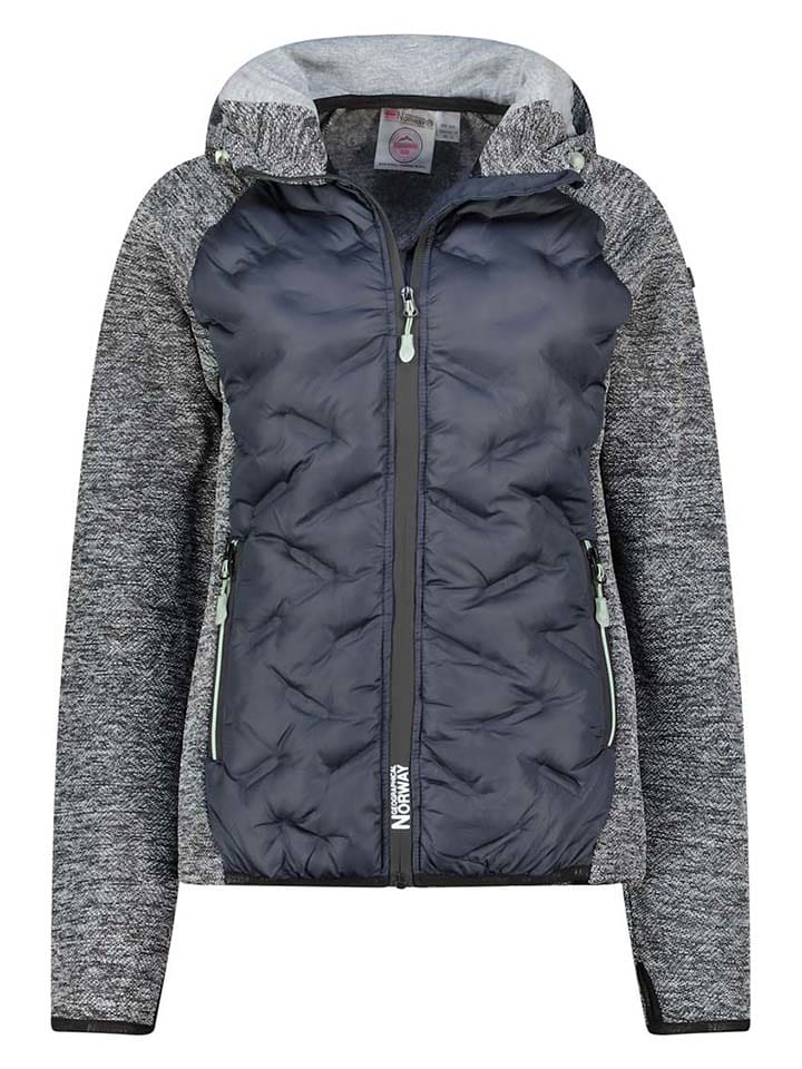 Geographical Norway Kurtka polarowa "Tagada" w kolorze niebiesko-szarym rozmiar: XXL