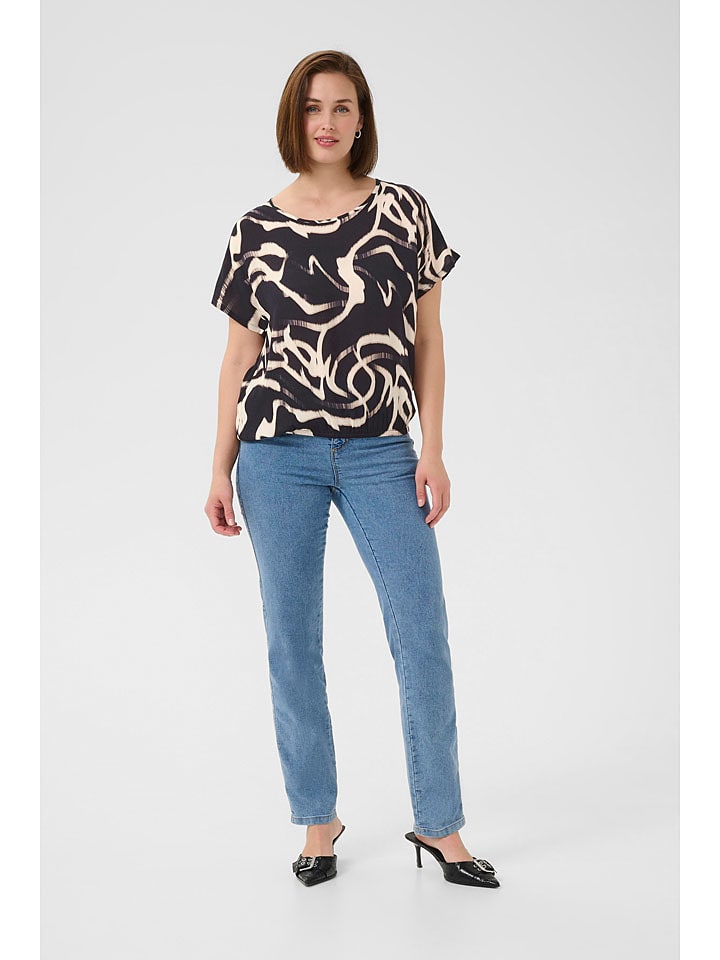 Kaffe Bluzka w kolorze granatowym rozmiar: 34