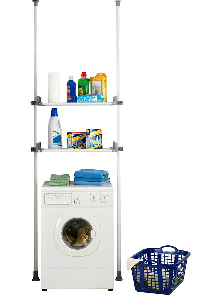 Wenko Teleskopowy regał "Herkules Twin" w kolorze srebrnym rozmiar: onesize