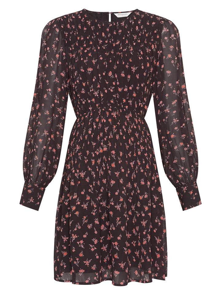 MOSS COPENHAGEN Sukienka "Evelda Orabella" w kolorze brązowo-różowym rozmiar: S