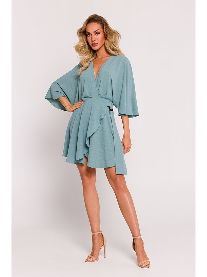 made of emotion Sukienka w kolorze błękitnym rozmiar: XL