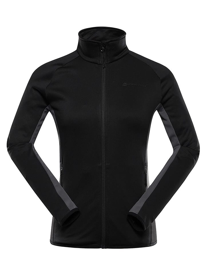 Alpine Pro Kurtka polarowa "Vorna" w kolorze czarno-szarym rozmiar: XXL