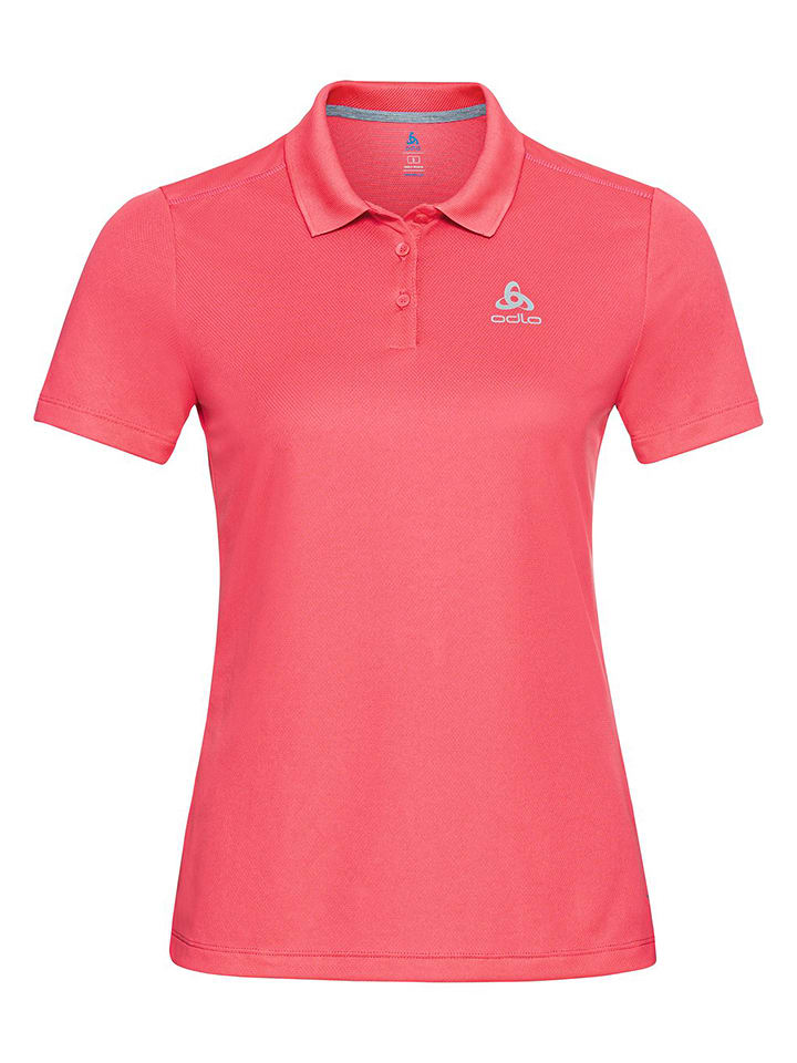 Odlo Funkcyjna koszulka polo "F-Dry" w kolorze koralowym rozmiar: XS