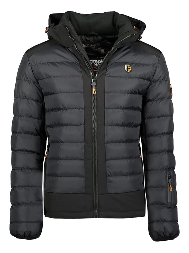Geographical Norway Kurtka pikowana "Aurelien" w kolorze czarnym rozmiar: 152