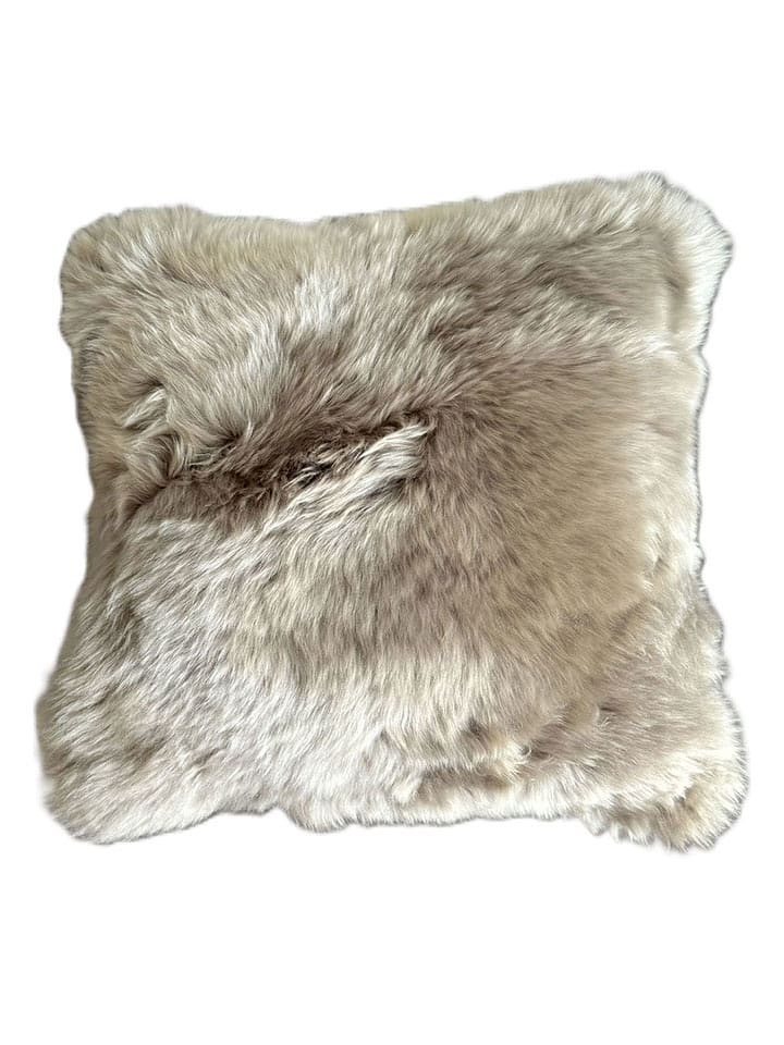 Kaiser Naturfellprodukte Wełniana poduszka w kolorze szarobrązowym rozmiar: 45x45 cm