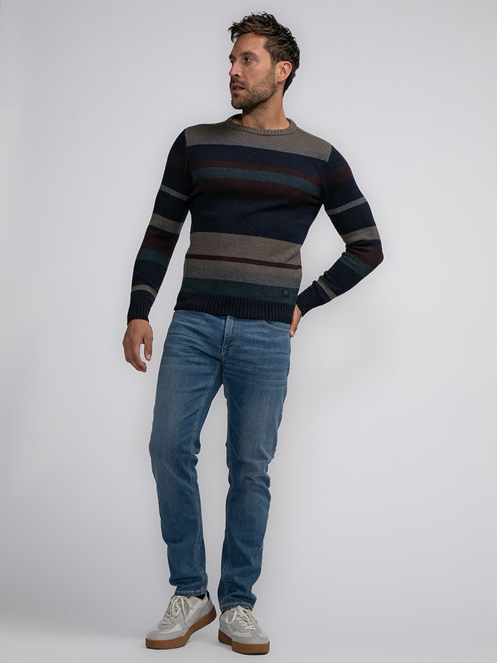 Petrol Industries Sweter w kolorze granatowym rozmiar: XL