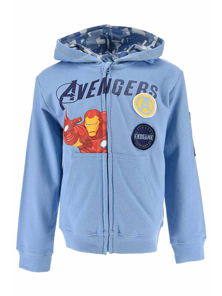 Avengers Bluza "Avengers" w kolorze błękitnym rozmiar: 104