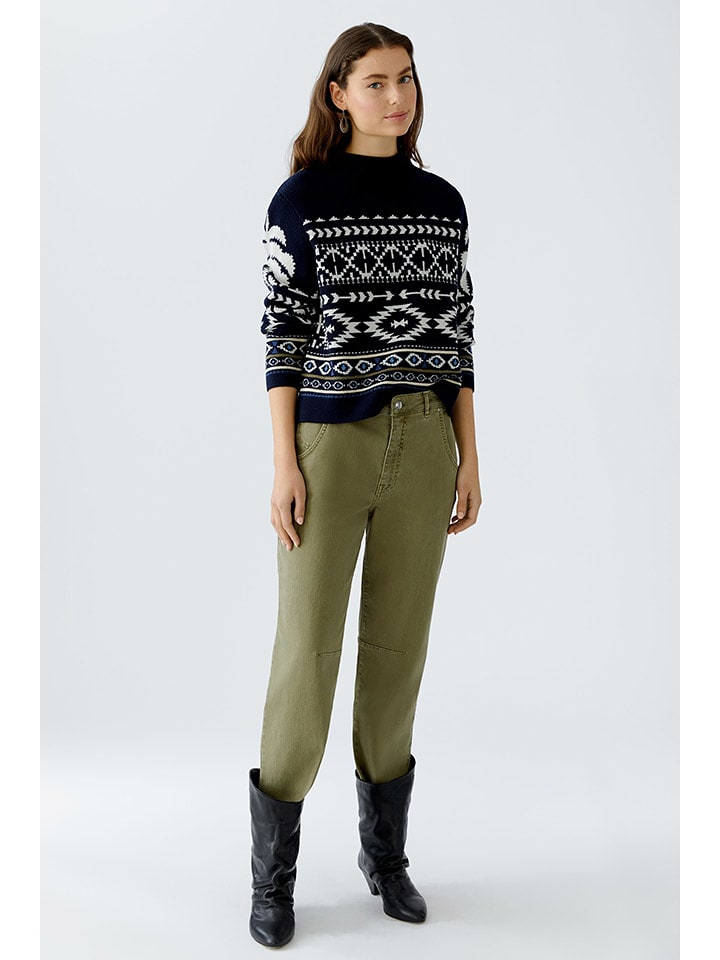 Oui Sweter w kolorze czarno-białym rozmiar: 40