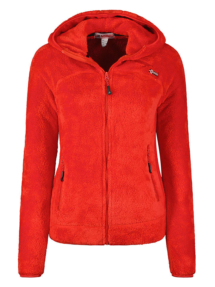 Geographical Norway Kurtka polarowa "Upalood" w kolorze czerwonym rozmiar: S