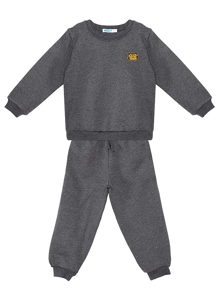 Denokids 2-częściowy zestaw "Tiny Cat" w kolorze szarym rozmiar: 86-92