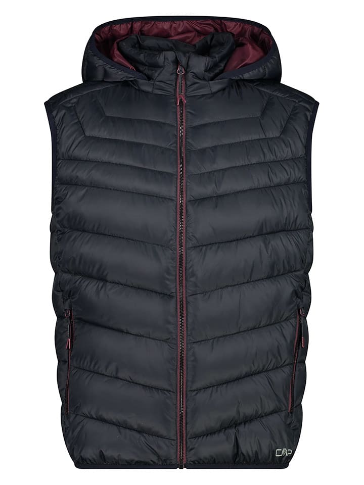CMP Kamizelka pikowana w kolorze czarnym rozmiar: 52