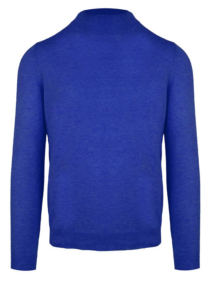Malo Optimum Sweter "Lupetto" w kolorze niebieskim rozmiar: XL