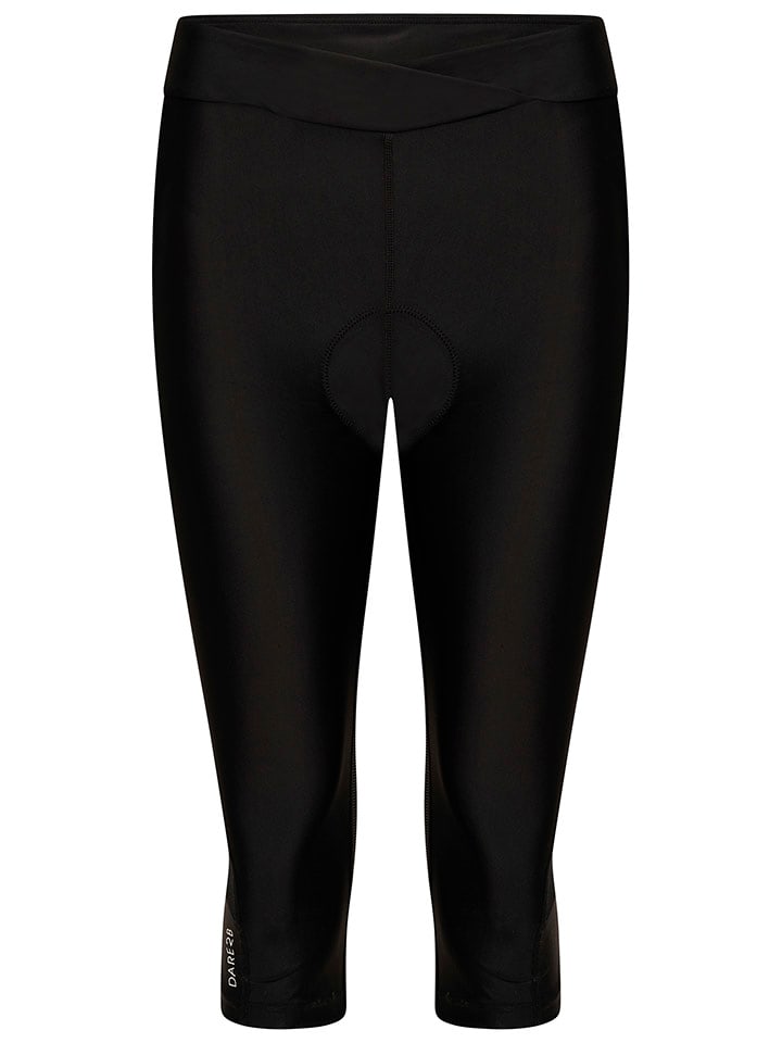 Dare 2b Spodnie kolarskie "Worldly" w kolorze czarnym ze wzorem rozmiar: 34