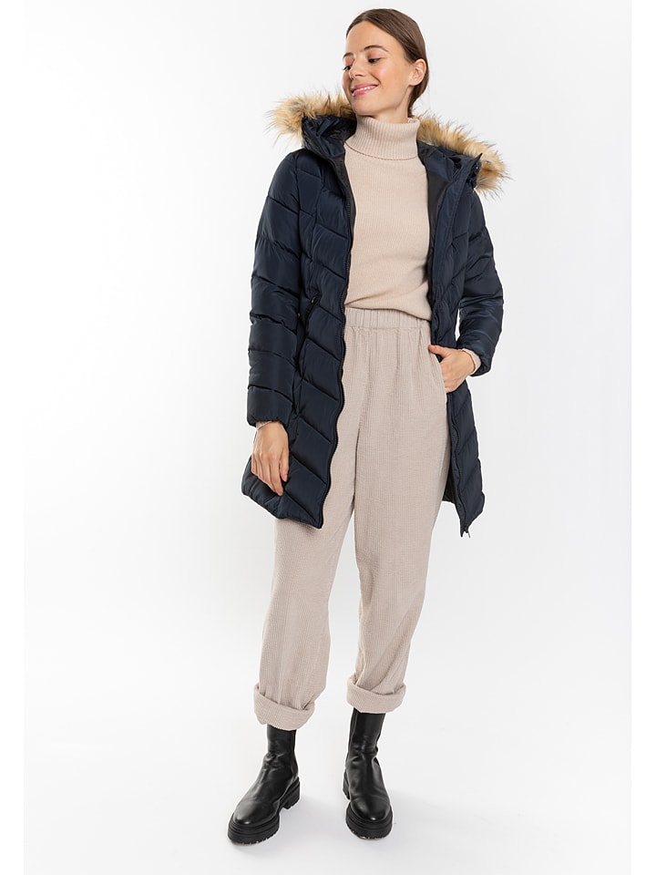 Northwood Płaszcz zimowy "Elsa" w kolorze granatowym rozmiar: M