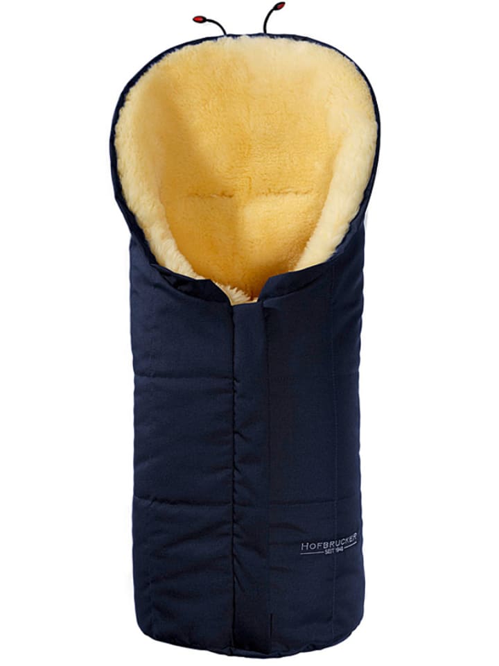 Hofbrucker Śpiworek "Eskimo" w kolorze granatowym - 80 x 34 cm rozmiar: onesize