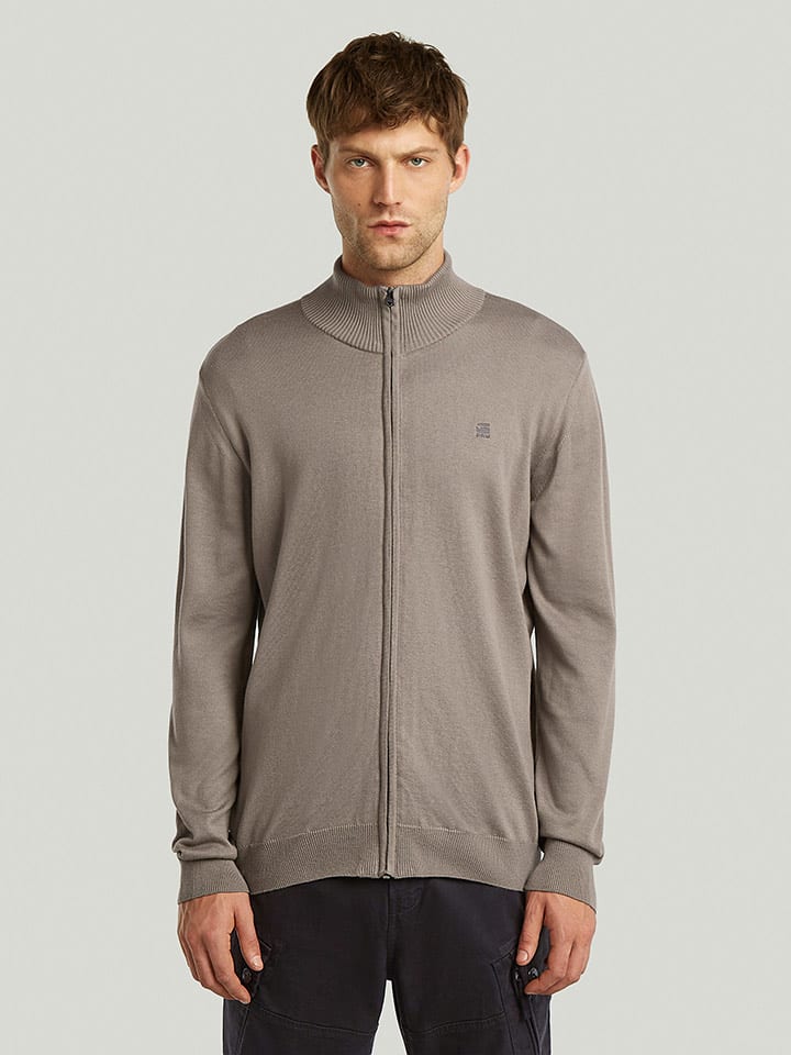 G-Star Kardigan w kolorze szarobrązowym rozmiar: L