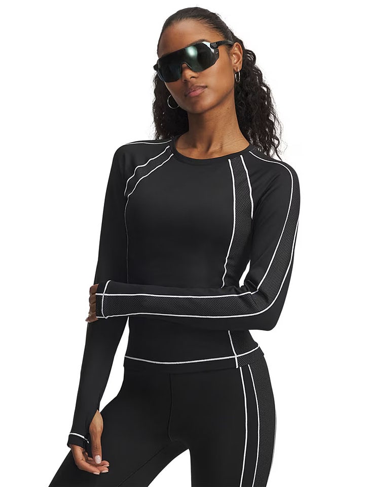 Under Armour Koszulka funkcyjna "ColdGear" w kolorze czarnym rozmiar: S