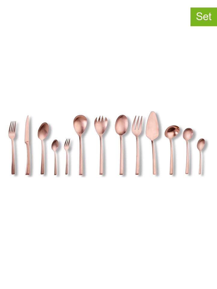 Echtwerk 68-częściowy zestaw sztućców "Avelino" w kolorze miedzianym rozmiar: onesize