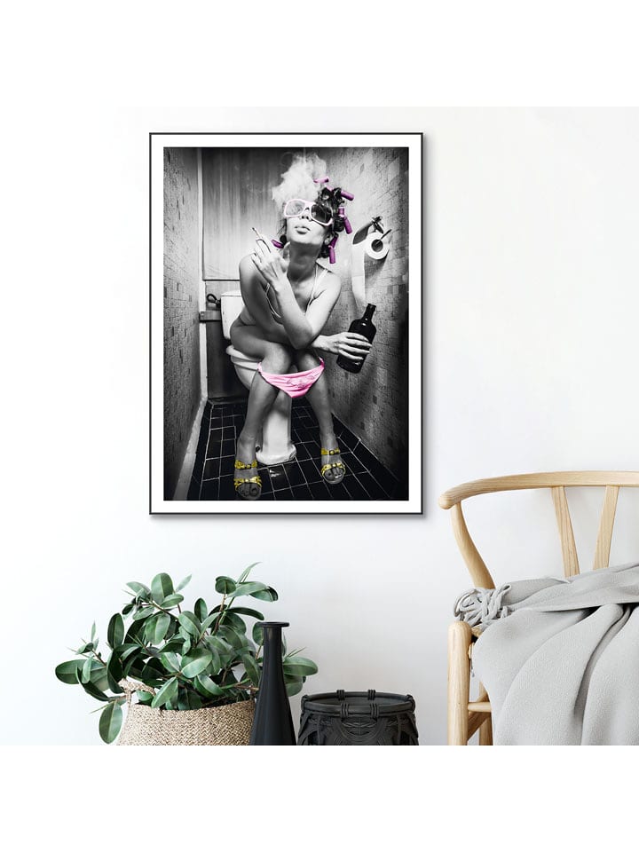 Orangewallz Druk artystyczny "After Party" w ramce rozmiar: 50x70 cm