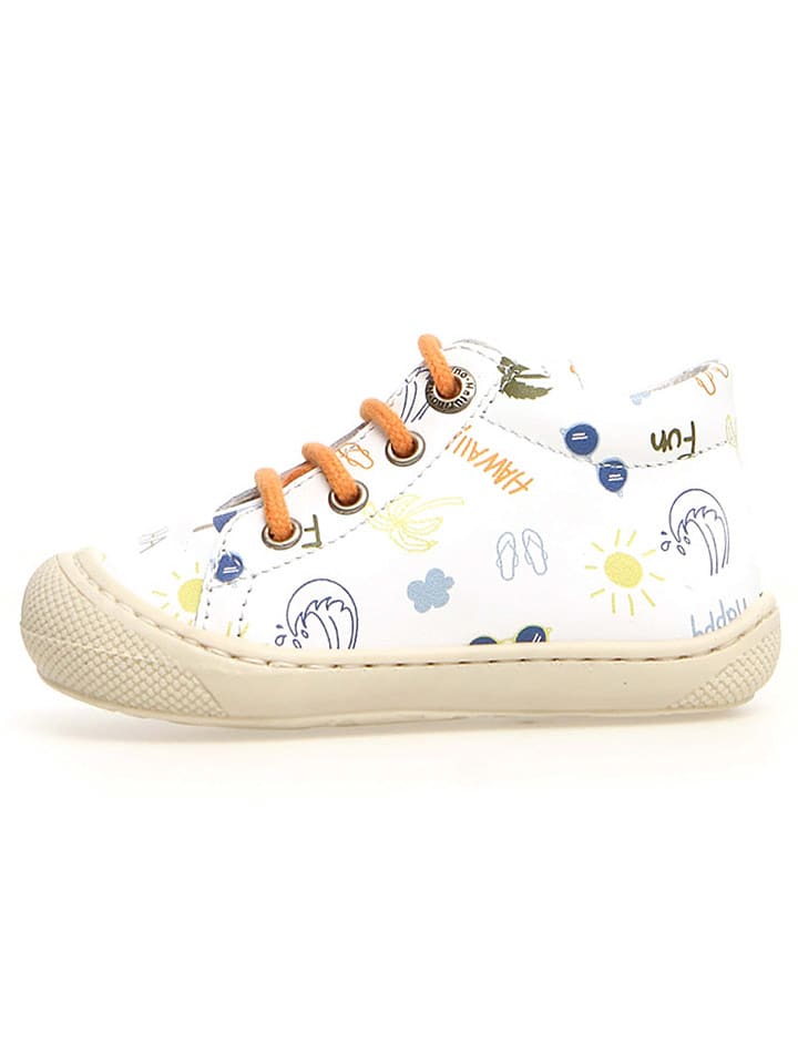 Naturino Skórzane buty "Cocoon" ze wzorem do nauki chodzenia rozmiar: 24