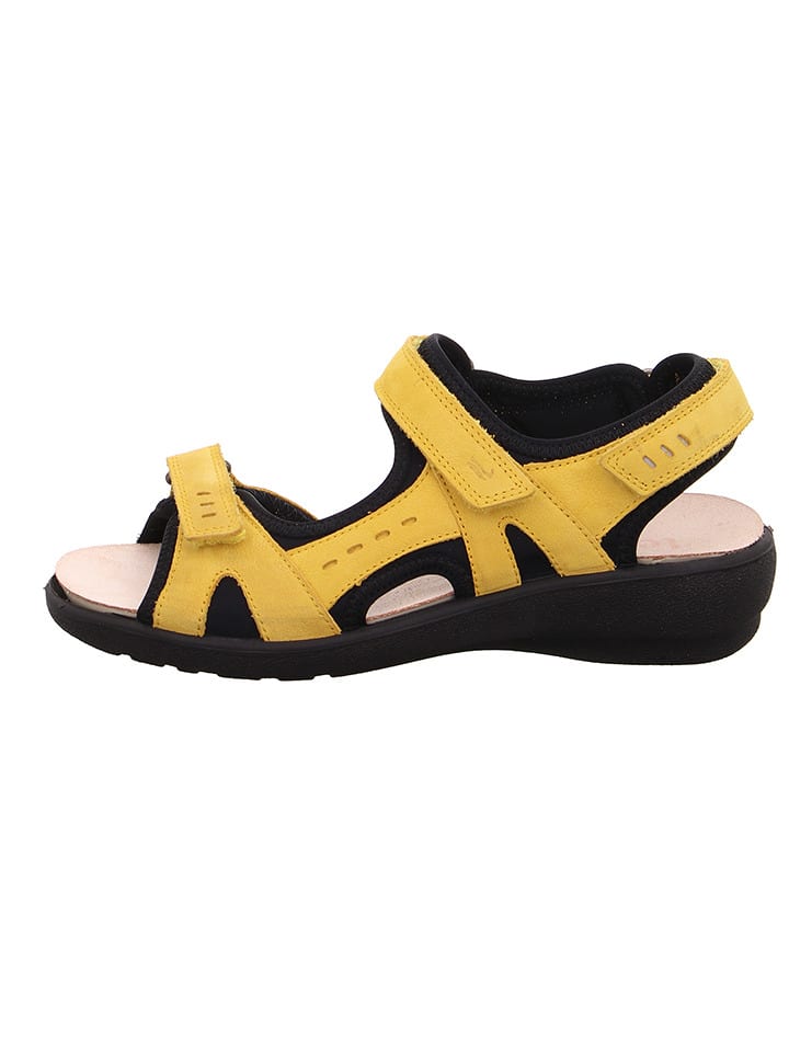 Legero Skórzane sandały "Gorla" w kolorze żółtym rozmiar: 39