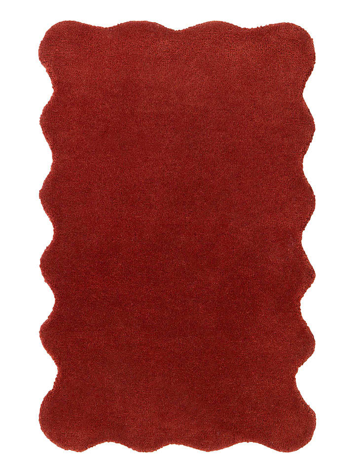 Jotex Wełniana wycieraczka "Vivi" w kolorze pomarańczowym rozmiar: 60x90 cm