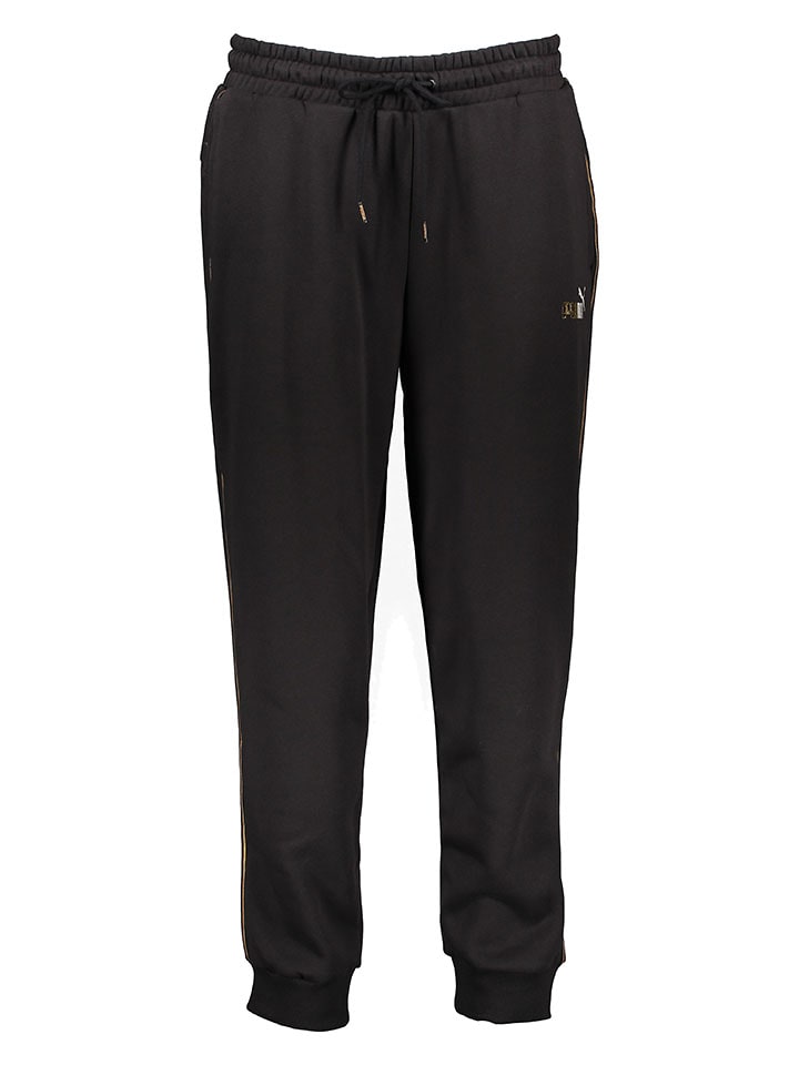 Puma Spodnie dresowe "Essentials" w kolorze czarnym rozmiar: S