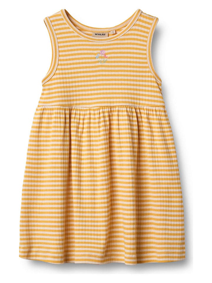 Wheat Sukienka "Martha" w kolorze żółto-białym rozmiar: 92