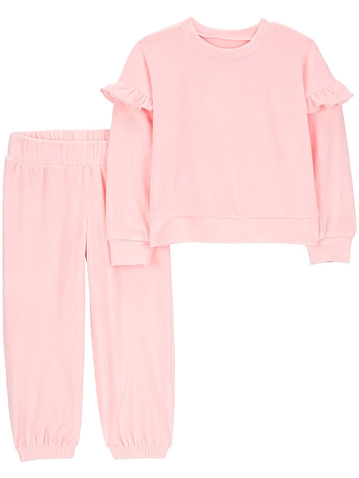 carter's 2-częściowy zestaw w kolorze jasnoróżowym rozmiar: 104