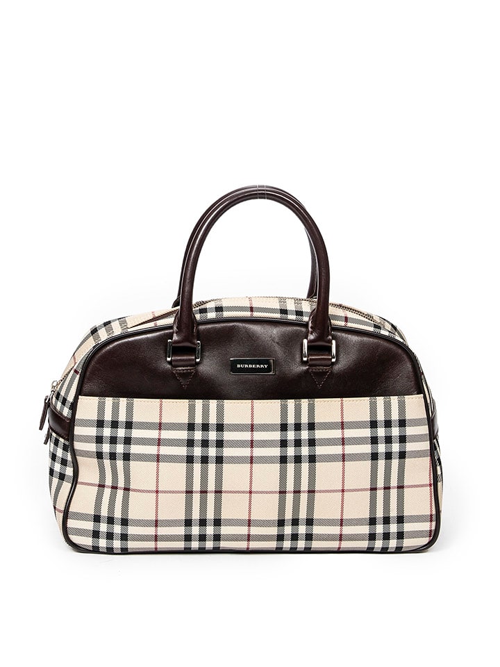 Burberry Torebka w kolorze beżowo-brązowym - 34 x 21 x 14 cm rozmiar: onesize
