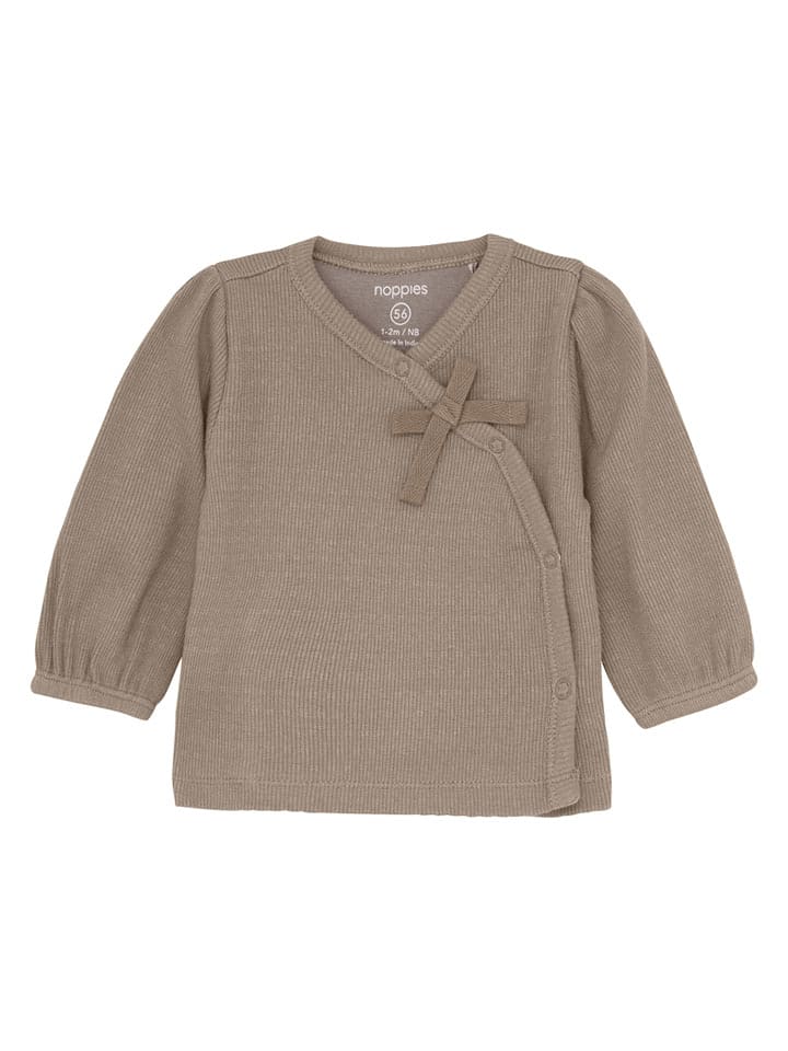 Noppies Koszulka "Tracy" w kolorze jasnobrązowo-szarym rozmiar: 50