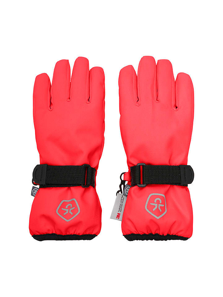 Color Kids Rękawiczki funkcyjne w kolorze czerwono-różowym rozmiar: 140-152