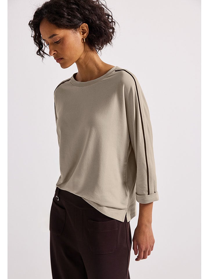 Street One Koszulka w kolorze beżowym rozmiar: 44