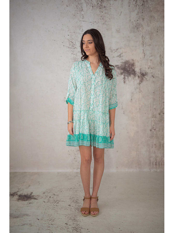 Lula Natura Sukienka w kolorze turkusowym rozmiar: onesize