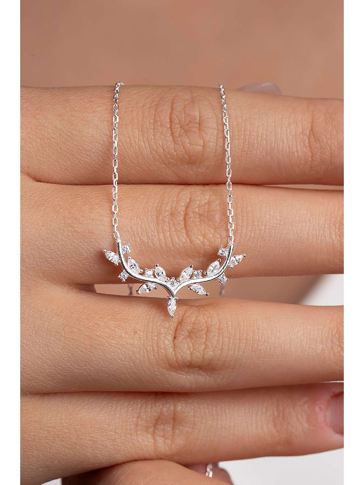 Lodie Silver Srebrny naszyjnik z elementem ozdobnym rozmiar: onesize