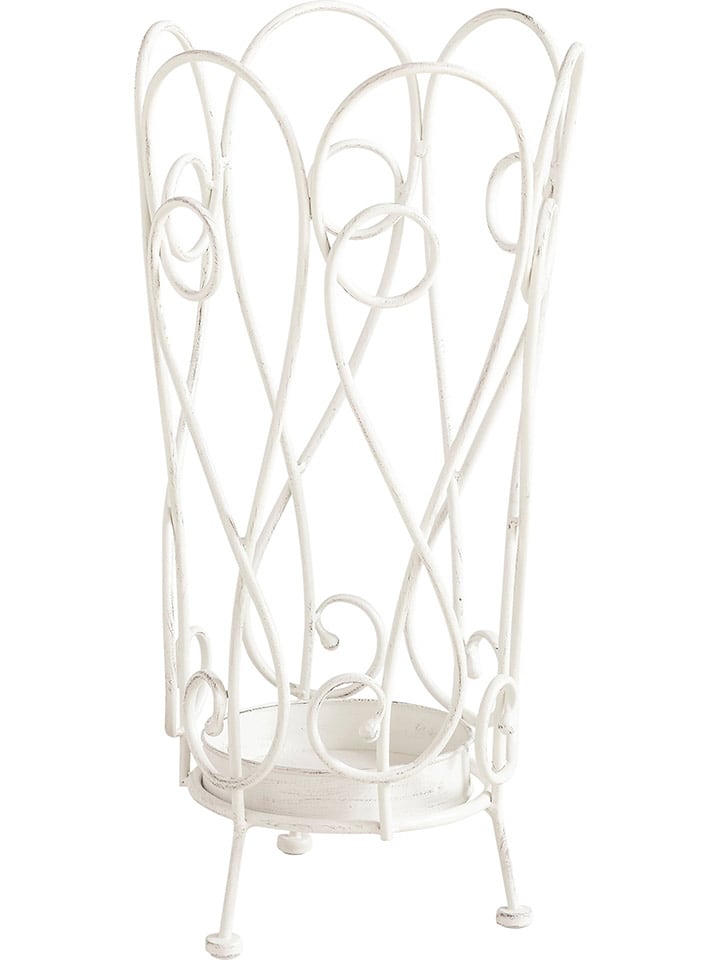 heine home Stojak w kolorze białym na parasole - wys. 53,5 x Ø 26 cm rozmiar: onesize