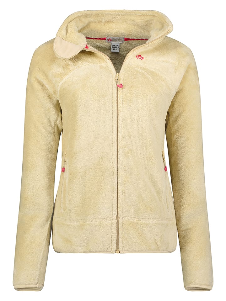 Canadian Peak Kurtka polarowa "Udilas" w kolorze beżowym rozmiar: L