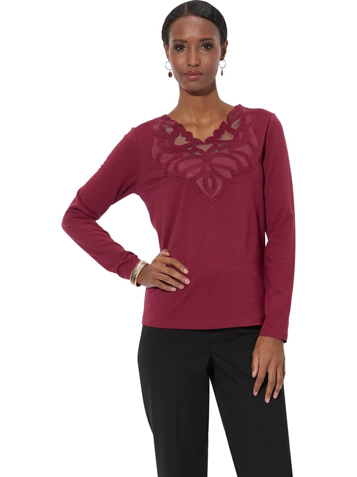 WITT WEIDEN Bluzka w kolorze czerwonym rozmiar: 40