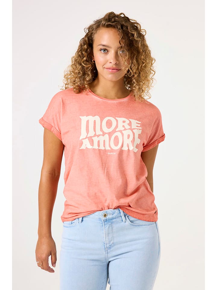 Garcia Koszulka w kolorze pomarańczowym rozmiar: S