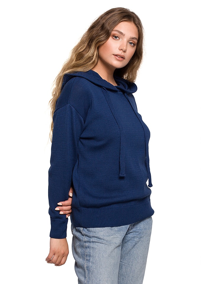 Be Wear Sweter w kolorze granatowym rozmiar: S/M