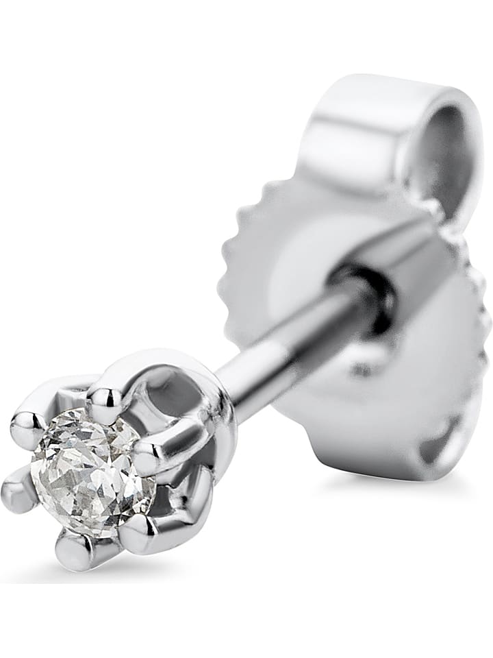 Revoni Złote kolczyki-wkrętki z diamentami rozmiar: onesize