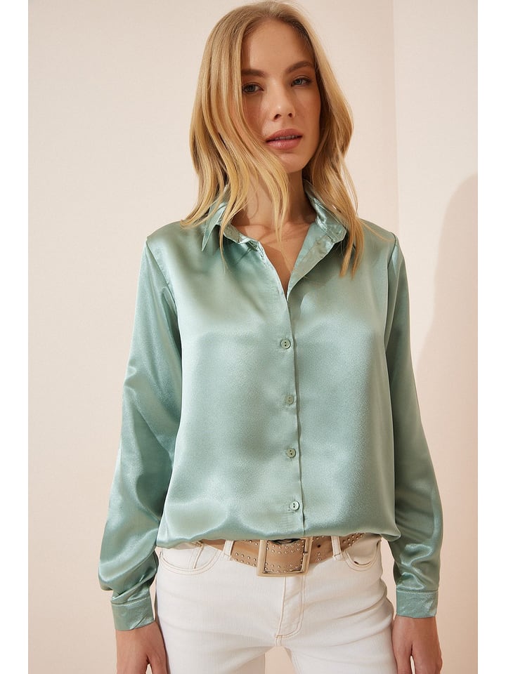 Happiness Istanbul Koszula w kolorze miętowym rozmiar: 38