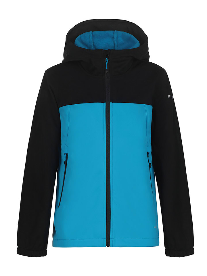 Icepeak Kurtka softshellowa "Kline" w kolorze błękitno-czarnym rozmiar: 140