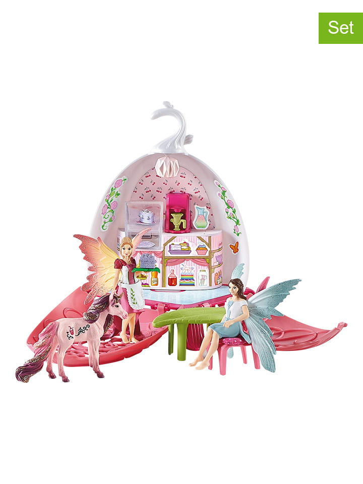 Schleich 14-częściowy zestaw "Fairy Cafe Blossom" do zabawy - 5+ rozmiar: onesize