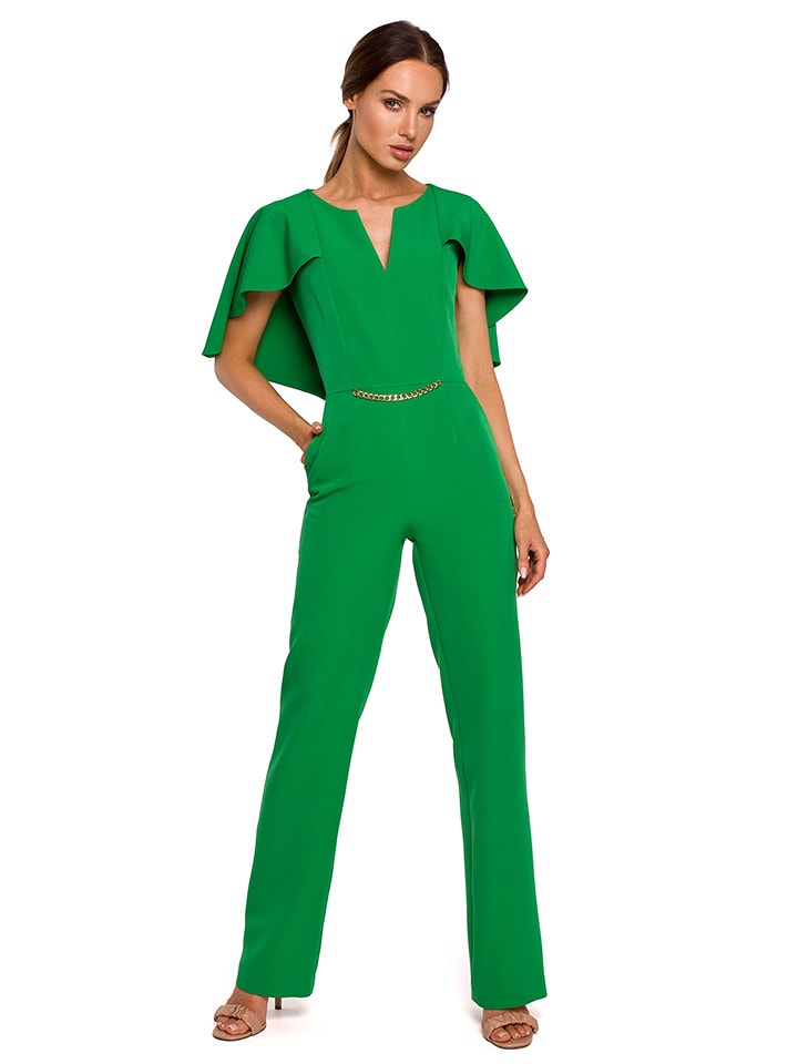 made of emotion Kombinezon w kolorze zielonym rozmiar: L