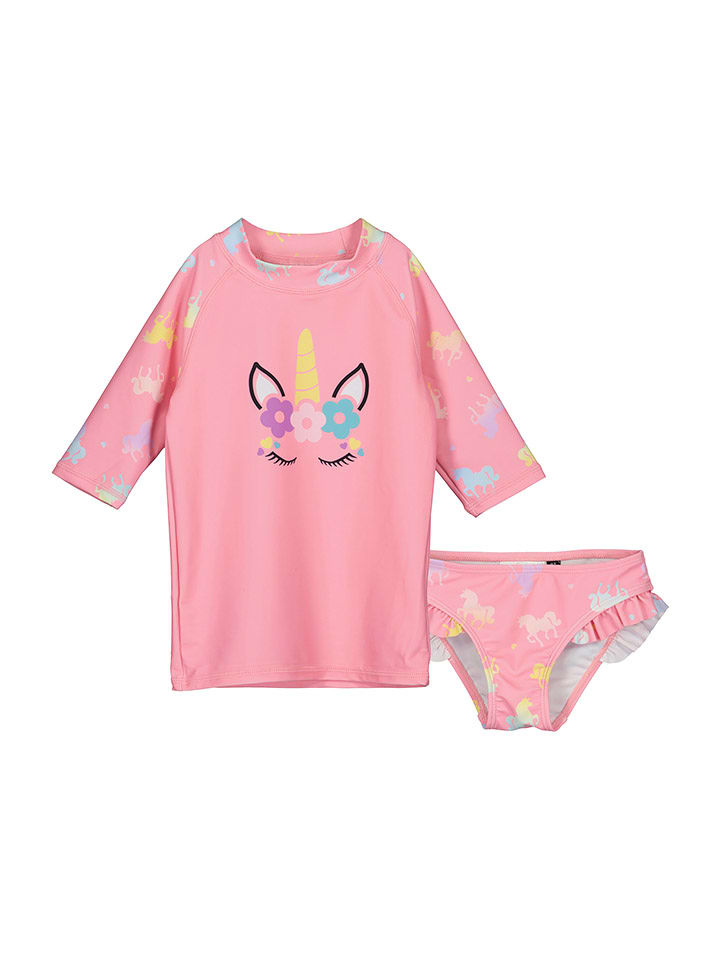 Blue Seven 2-częściowy zestaw kąpielowy w kolorze jasnoróżowym ze wzorem rozmiar: 92/98